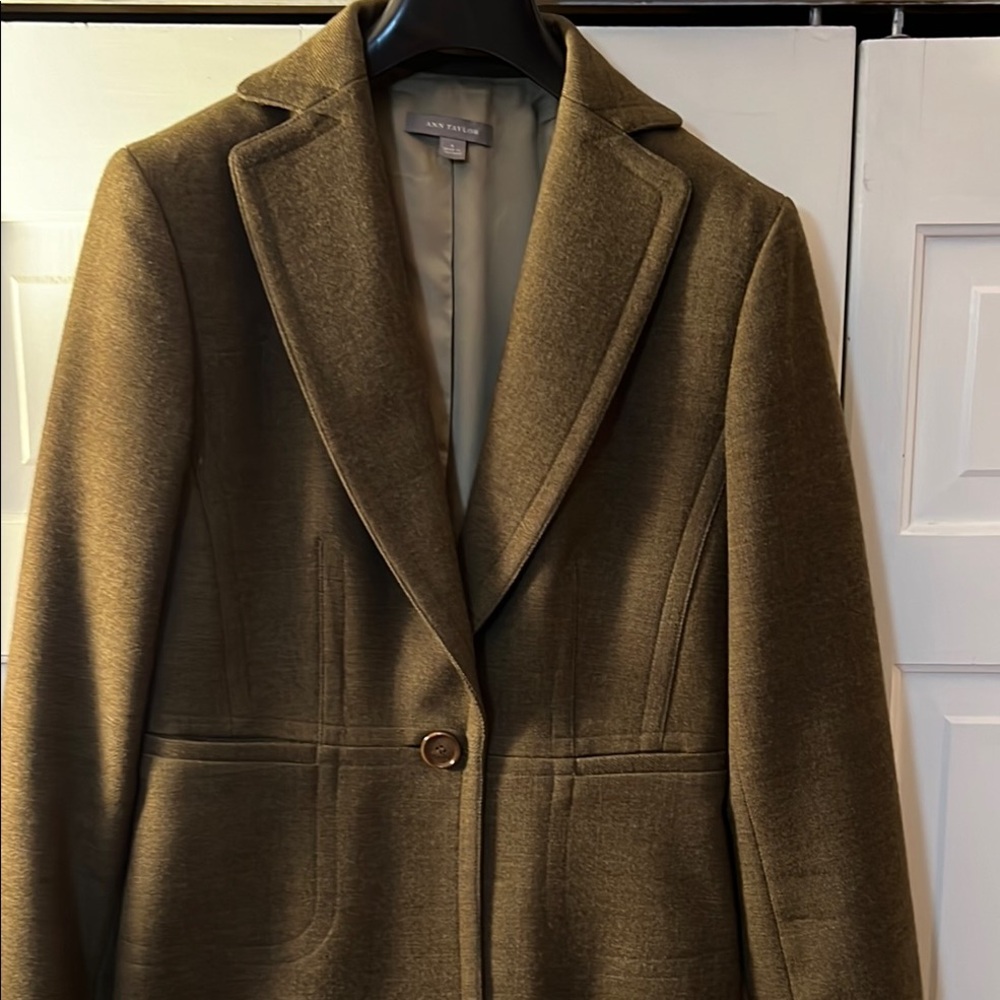 Ann Taylor Olive Green Women's Blazer